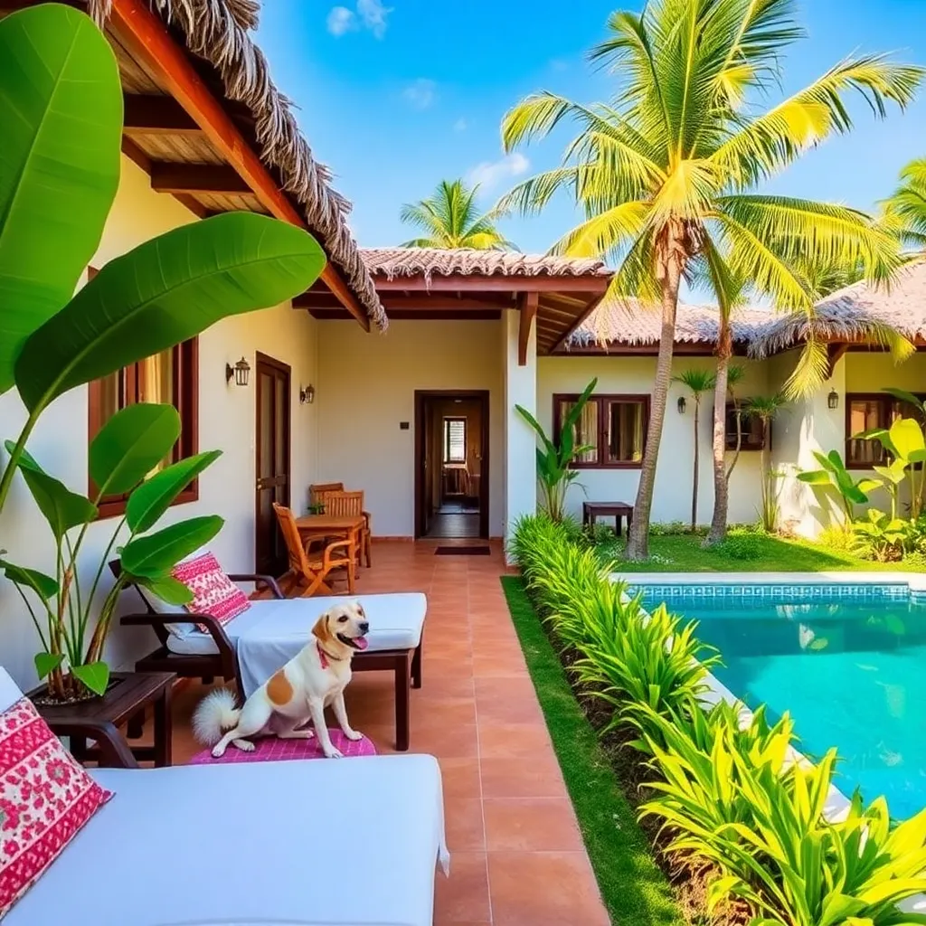 Hoteles pet friendly Bungalows Tropicana en La Pesca en Tamaulipas